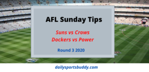AFL Sunday Tips Round 3