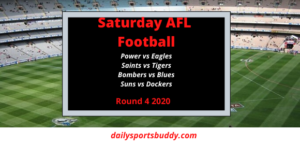 AFL Saturday Round 4