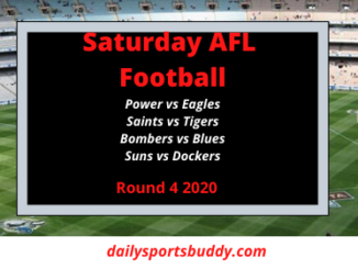 AFL Saturday Round 4