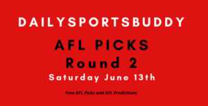 AFL Saturday Picks June 13th 2020