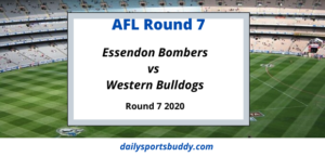 Bombers vs Bulldogs Round 7