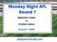 Monday Night AFL - Crows vs Saints