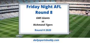 GWS Giants vs Richmond Round 8Tiger