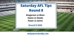 AFL Saturday Tips Round 8 2020