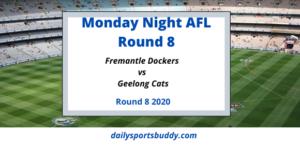 Fremantle Dockers vs Geelong Cats Round 8