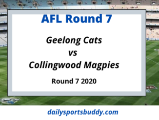 Geelong vs Collingwood Round 7 2020