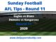 AFL Sunday Tips Round 11