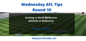 Wednesday AFL Tips Round 10