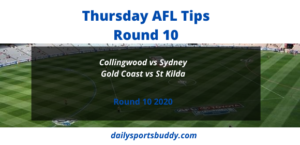 Thursday AFL Tips Round 10