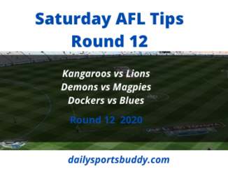 Saturday AFL Tips Round 12