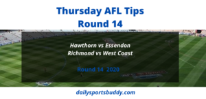 Thursday AFL Tips Round 14