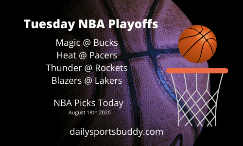 NBA Tuesday Picks August 18th