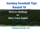 Western Bulldogs vs West Coast Eagles Round 16
