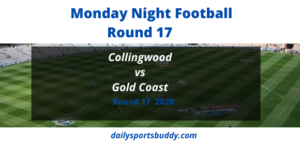 Collingwood vs Gold Coast Round 17