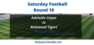 Adelaide vs Richmond, AFL Round 18