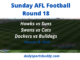 Sunday AFL Tips Round 18 2020