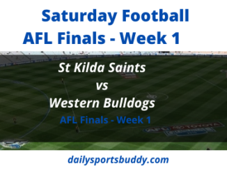 St Kilda Saints vs Western Bulldogs AFL Finals Week One