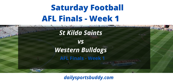 St Kilda Saints vs Western Bulldogs AFL Finals Week One