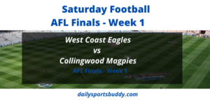 West Coast vs Collingwood Finals Week 1