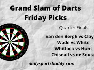Grand Slam of Darts Friday Picks