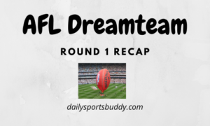 AFL Dreamteam Round 1