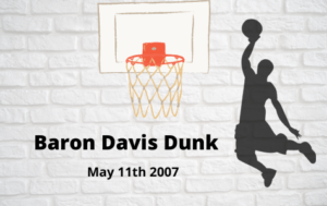 Baron Davis Dunk