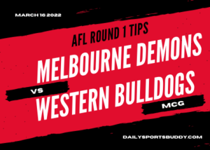 Melbourne Demons vs Western Bulldogs, Prediction Round 1