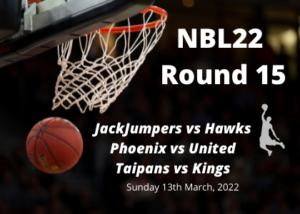 NBL Round 15 Sunday Predictions, March 13