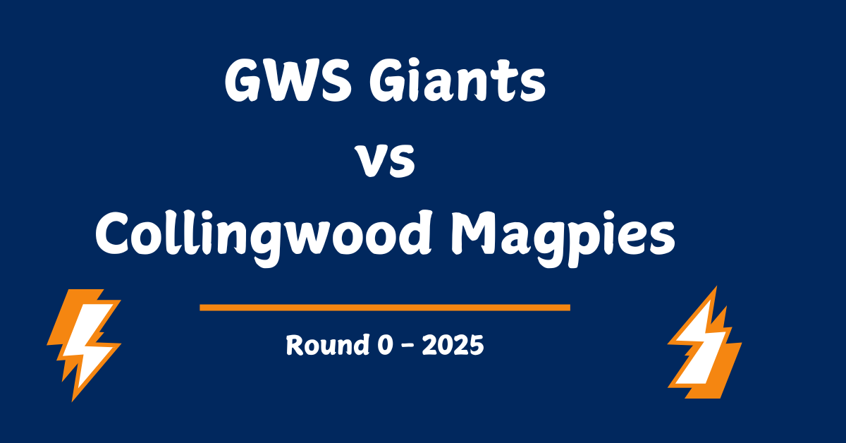 GWS Giants vs Collingwood Magpies Prediction